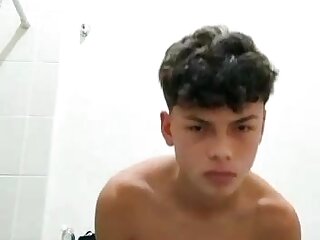 Bathroom Quick Twink Teen Boy Cum Porn