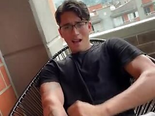 Jerking off while on my balcony Will Molina
