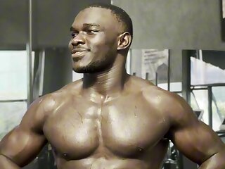 Perfect muscular black man - ThisVid.com