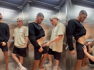 blowjob in elevator – extreme risk