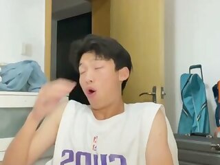 Naughty horny Korean twink