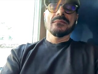 Italian man cums on train