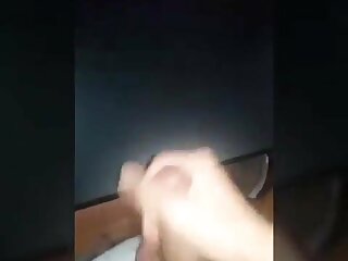 Huge cum on table from a boy, true explosion