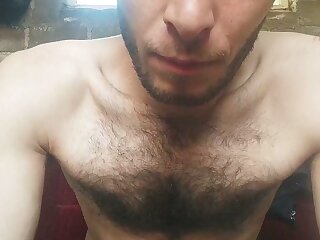 Hairy cavkaz guy wank dick webcam